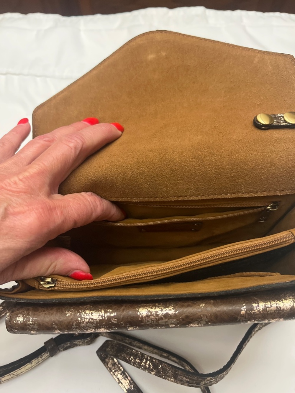 NWT Patricia Nash Specialty Cassano Leather Bag. - Picture 8 of 15